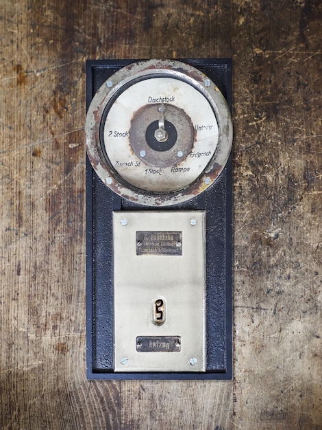 fire alarm clock on wall