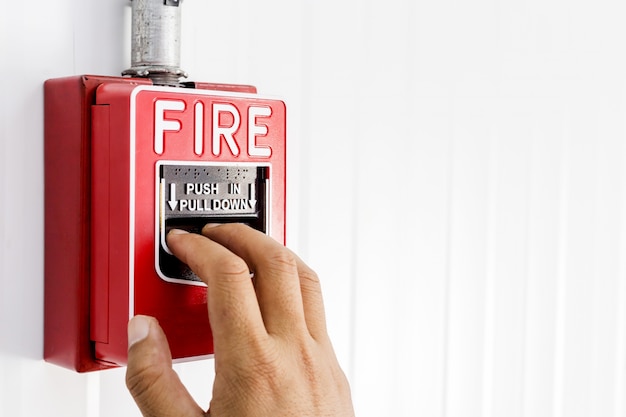 Photo fire alarm switch