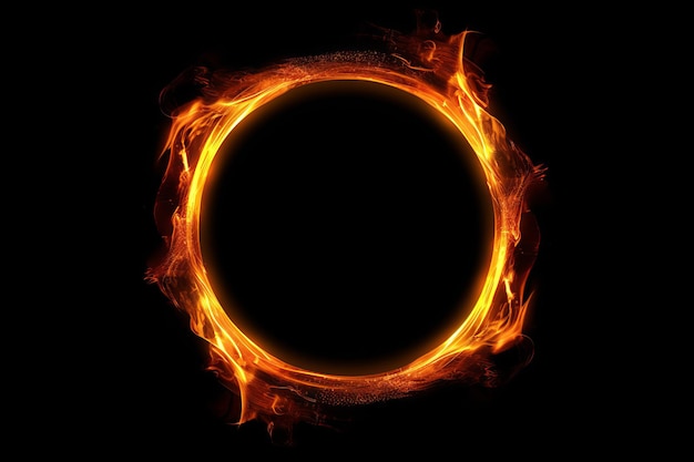 Огненный круг электрической рамы Generate Ai