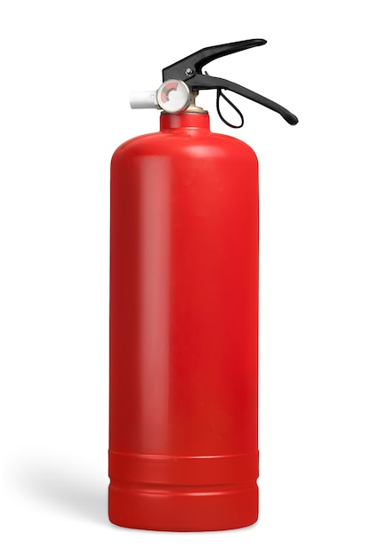 Fire extinguisher isolated on white background