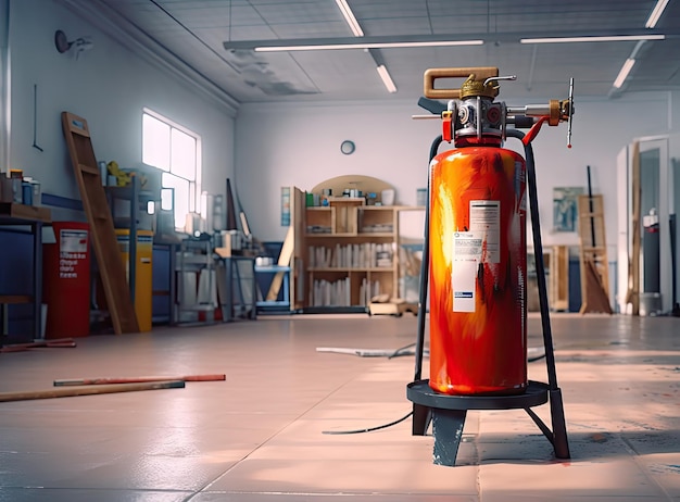 Fire extinguishers available in fire emergencies