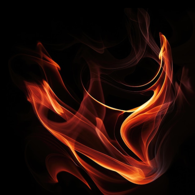 fire flame black backgroundhigh quality