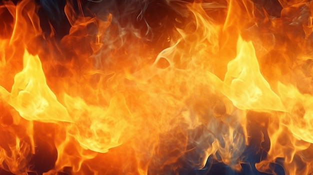 A fire and flames background with the word fire on it