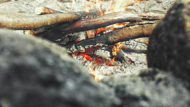 Foto fuoco a terra