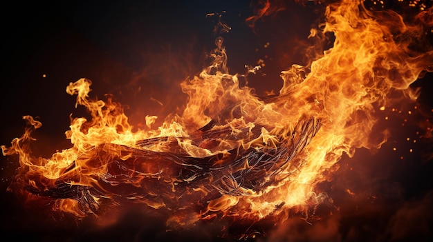 fire HD wallpaper photographic image