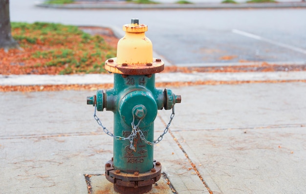 fire hydrant stands on a city sidewalk symbolizing safety preparedness and emergency response fr