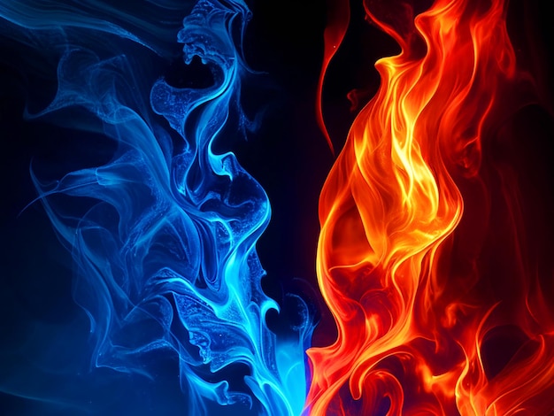fire and ice background hd 4k images free download