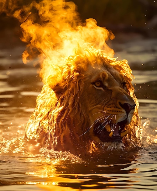 Fire Lion