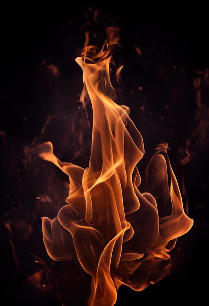 Fire logo Ai render