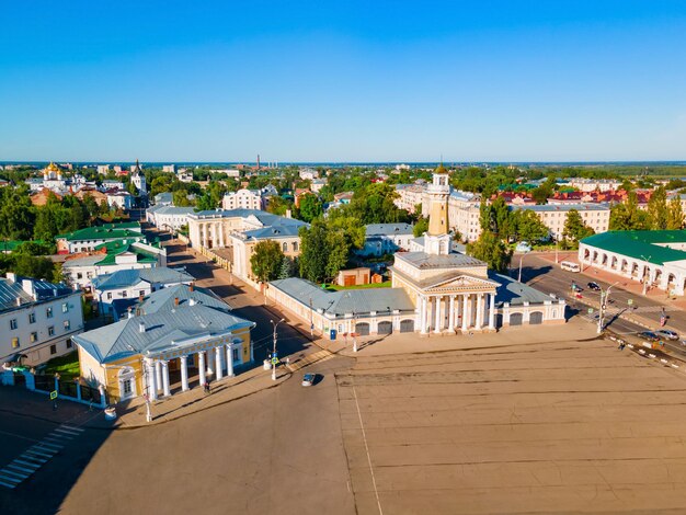 Foto torre di osservazione antincendio a kostroma russia