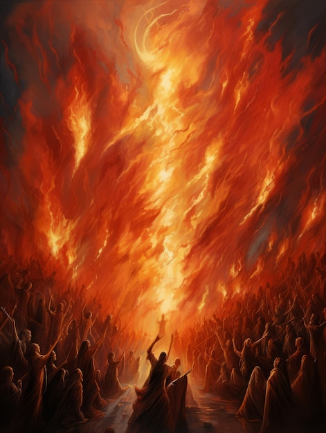 Premium AI Image | Fire of Pentecost