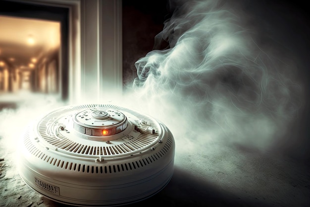 Fire and smoke control in premises smoke alarm