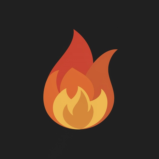 Photo fire vector image background