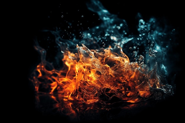 Desktop Wallpapers flame Water