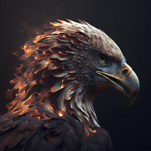 Firebird Rising Generative AI Technology Brings the Majestic Falcon to Life
