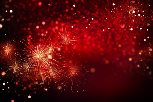 Firecracker beauty colorful background