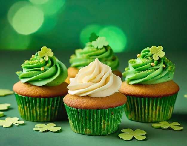 Firefly St. Patrick's Day cupcakes assortiment