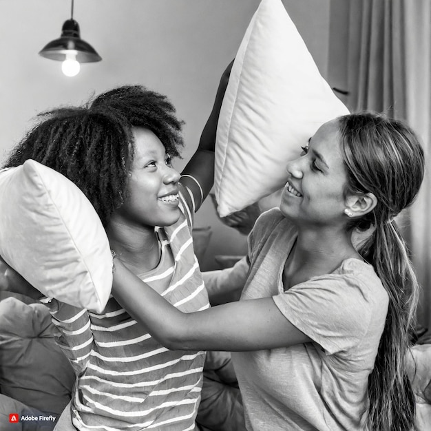 Firefly Women having pillow fight 2024