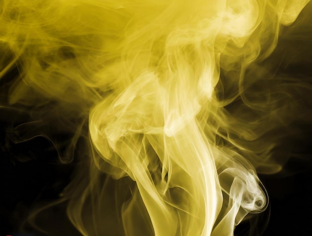 Firefly yellow abstract background with smoke color of the year