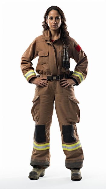 a fireman wearing a fireman uniform with the number 1 on it