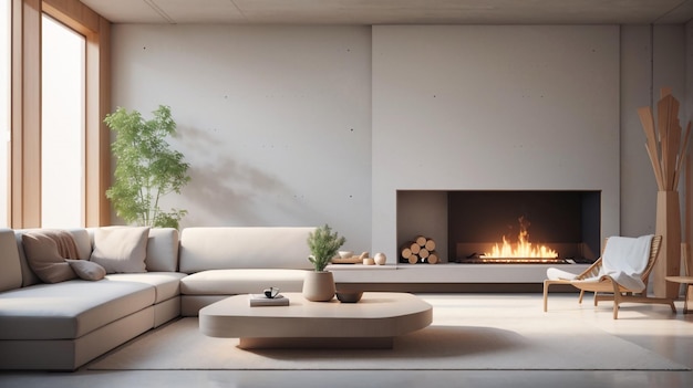 a fireplace with a fire place in the middle