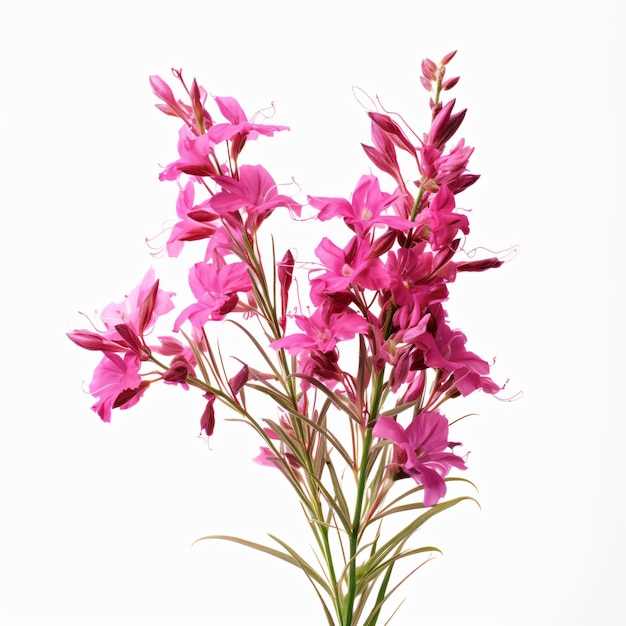 Fireweed isolated on white background