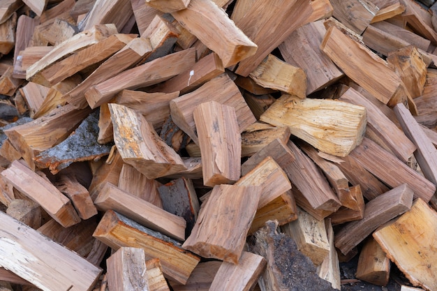 Firewood as background or texture