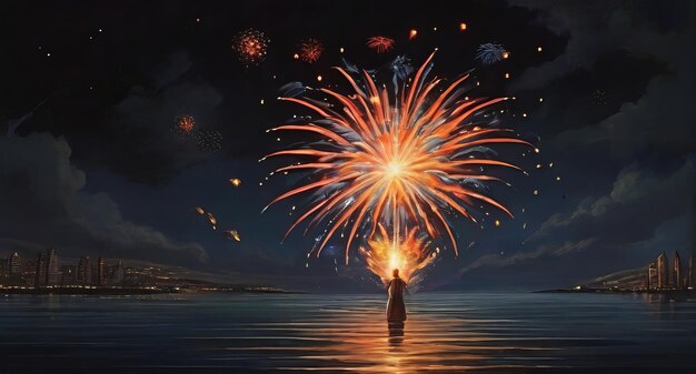 Photo firework