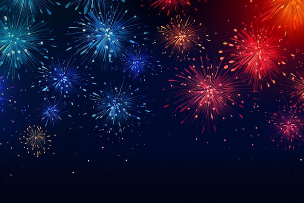 fireworks background illustration