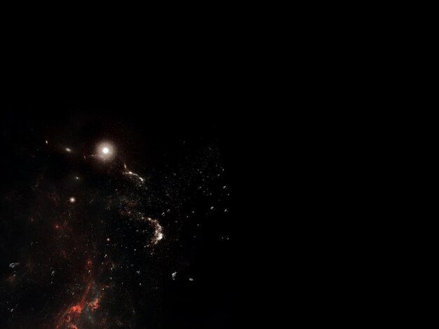 Premium AI Image | Fireworks in the night sky