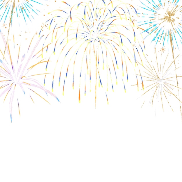 花火 png 慶祝和派對的設計元素