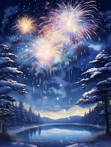 fireworks in the sky - photo #