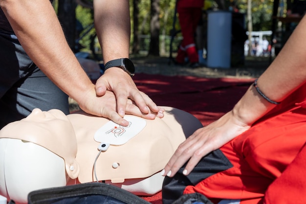 Photo first aid and cpr training