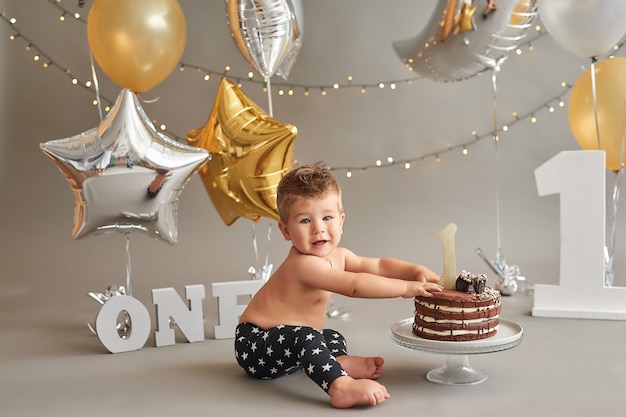 First birthday baby