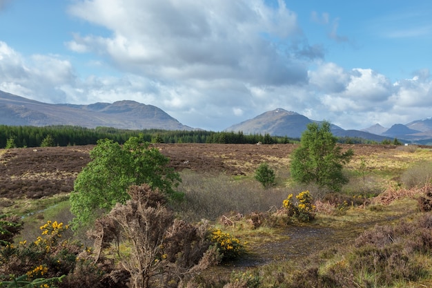 Photo first glimpse of the highlands of scotland