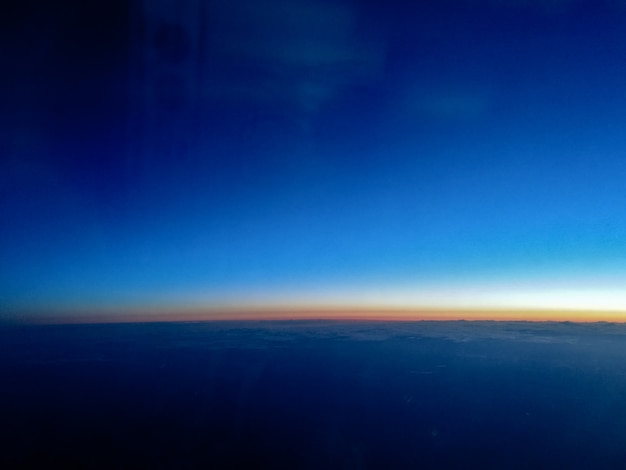 First light of Sun rise from 40,000 Ft above the ground