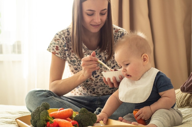 First solid food for a young kid