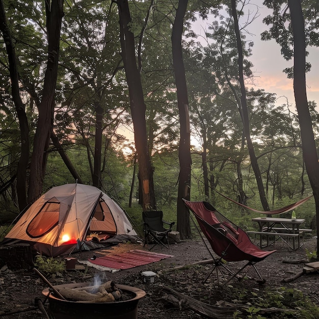 First time camping learning the ropes adventure begins