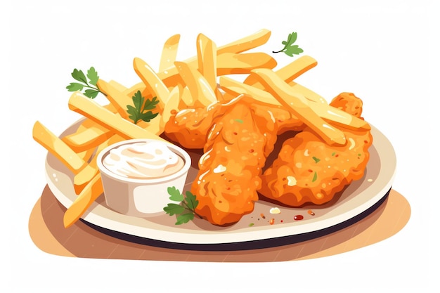 사진 ⁇ 색 바탕에 있는 fish and chips 아이콘 ar 32 v 52 job id 3bcb5bf90c784d2da9bdac46e9892d2a