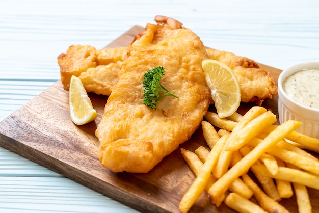 fish and chips met frietjes