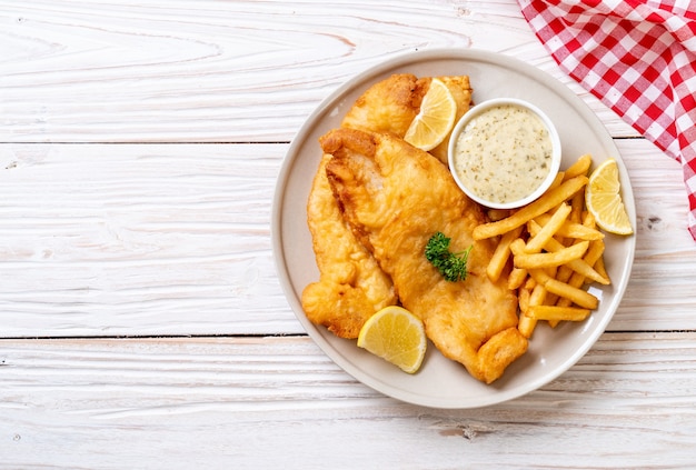 fish and chips met frietjes