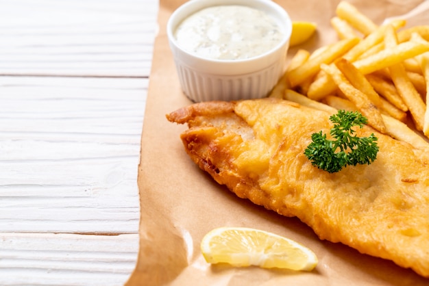 fish and chips met frietjes