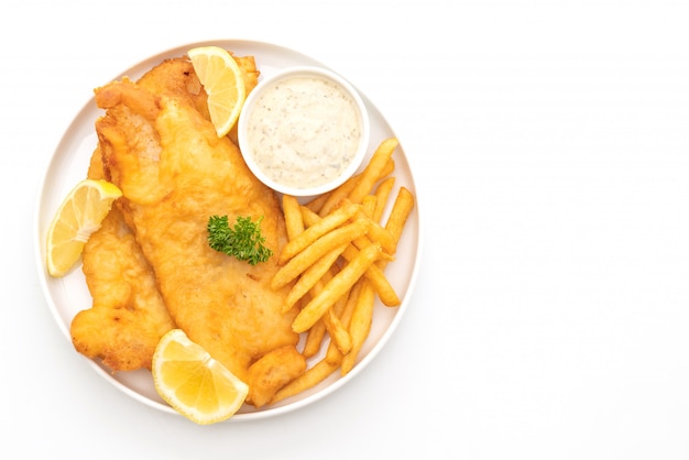 fish and chips met frietjes