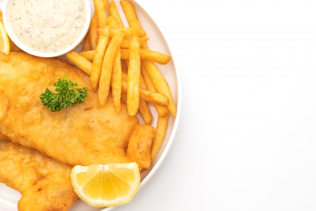 fish and chips met frietjes