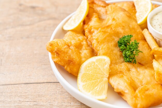 fish and chips met frietjes