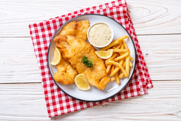 fish and chips met frietjes