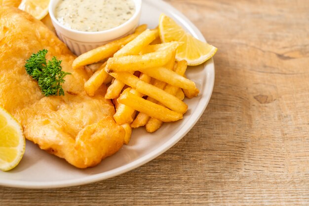 fish and chips met frietjes