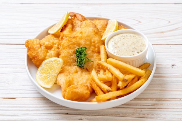 fish and chips met frietjes