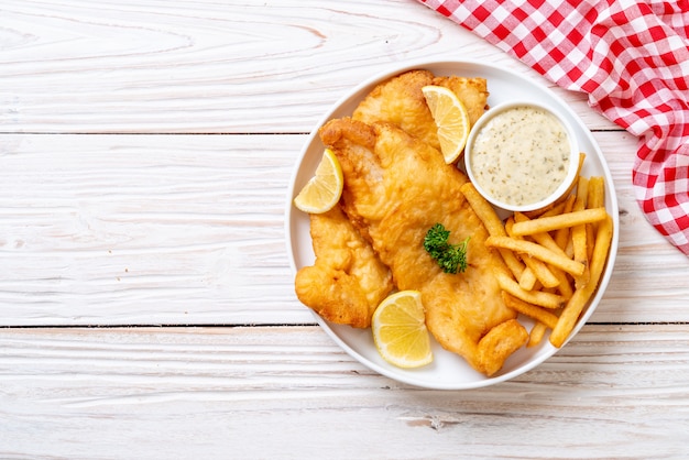 fish and chips met frietjes