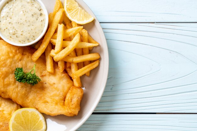 fish and chips met frietjes